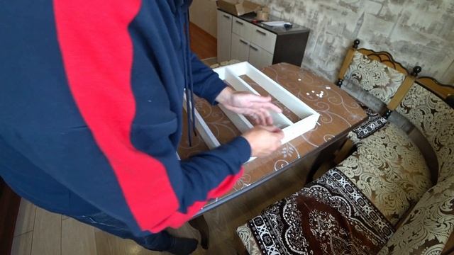 Полка с Wildberries навесная Кэти. Как собрать полочку навесную для гель лака.