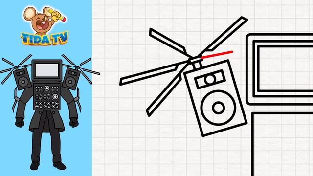 Draw Titan TV Man | EASY DRAWING FOR BEGINNERS смотреть онлайн