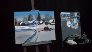 Вебинар от Ольги Базановой - "Родной край". Пишем маслом