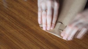 Как сделать пакет из крафт-бумаги/ Мастер класс/ Diy/ a package of Kraft paper