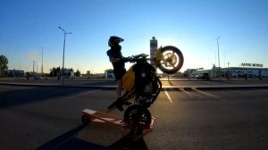 Тренировка вилли на пауке