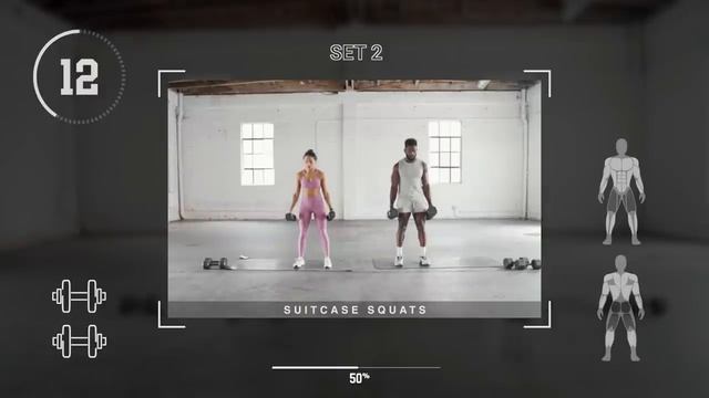 30 Minute Full Body Dumbbell Workout [Strength Training] смотреть онлайн