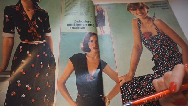 Burda Moden 06/1974 Модные тенденции весна-лето 2020/Летние платья