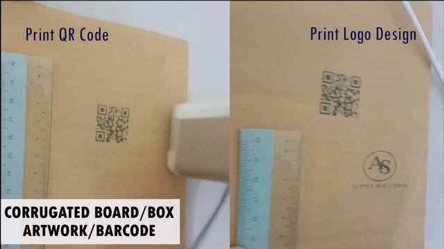 World's Best Handheld & Portable Printer - Corrugated Box, Label, Paper Core