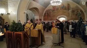 Прямая трансляция.  Новогодний молебен, 31 Декабря, 18 ч.