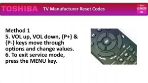 How To Access TOSHIBA TV Service Menu Code || Toshiba TV Secreet Menu Code