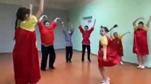 танец "Смоленский гусачок", начинающие 7-10 лет