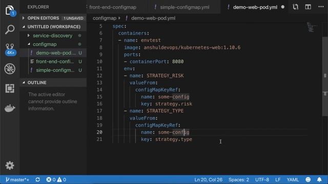 4  Lab ConfigMap in Kubernetes