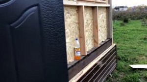 Делаю веранду / Каркас / Зашиваем сайдингом BlockHouse