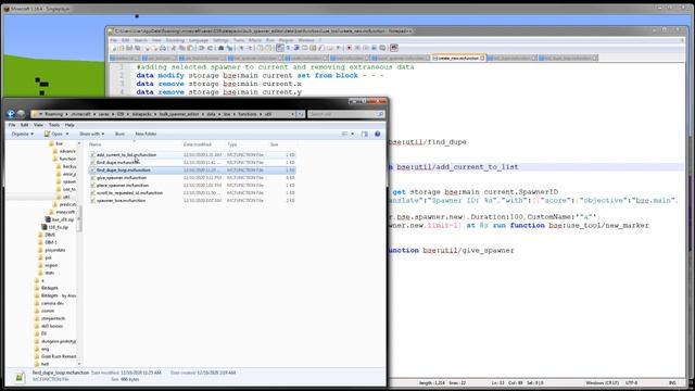 Minecraft Datapack Tech - Bulk Spawner Editor (how it works)