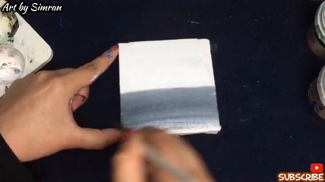 Couple Walking on a rainy day painting tutorial | Mini canvas Paintings | Romantic Acrylic Painting смотреть онлайн