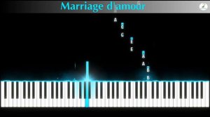 Marriage D'amour piano | Easy level | Linh Nhi