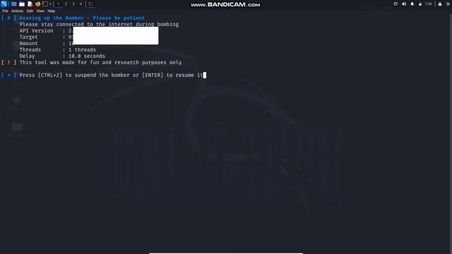 Send Spoof SMS using Kali linux 2022  Fake and Bomb SMS Anonymize Messaging  kalilinux