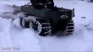 Самоделки, Изобретения и Удивительная Техника ✦ Самый Маленький Вездеход Амфибия ✦ Lucky Tech