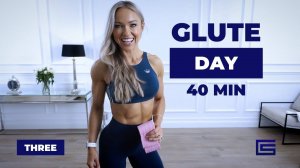 Caroline Girvan - 40 MINUTE GLUTE WORKOUT - Dumbbell + Band|Complex Series - Day 3