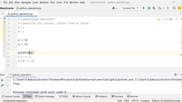 Operators in Python - 5 | Python Complete Course for Beginners | Python Operators