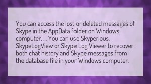 Can you see deleted messages on Skype?