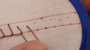 Швы и шовчики. I.Петельный шов - длинные и короткие стежки.