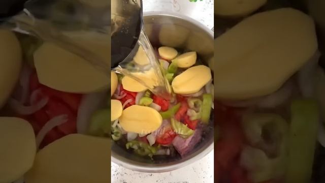 ХАШЛАМА Очень вкусно Армянское блюдо! А готовить очень легко и просто))