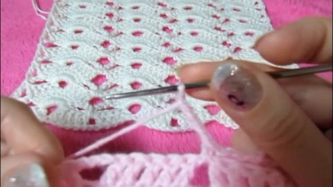 Ажурный узор "ракушки"