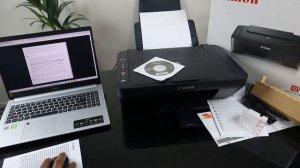 LEARN HOW TO SET UP CANON MG2555S PRINTER TO PC USING USB CABLE
