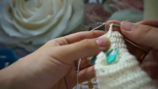 Часть 2. Комбинезон - мишка для мини реборна, крючком. смотреть онлайн