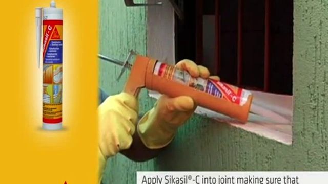 Нейтральный силиконовый герметик Sikasil C