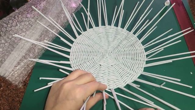 Пасхальная корзинка из бумажной лозы. Мастер-класс