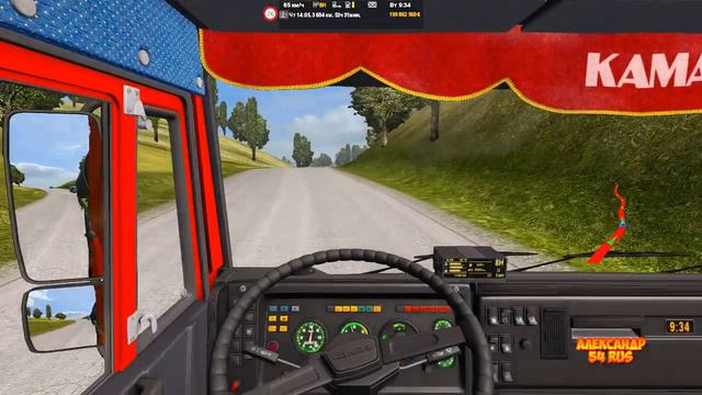 Euro Truck Simulator 2 1 39 РОССИЙСКИЕ ПРОСТОРЫ евротрак с рулем