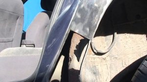 Рено Лагуна 2 Ремонт заднего крыла и порогов