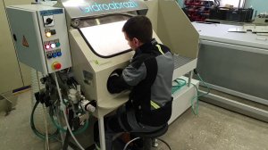 Установка гидроабразивной очистки мини-парта МС-40/СК