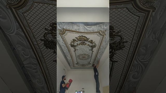 натяжной потолок фото печать узоры 3D смотреть онлайн