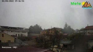 Timelapse NEVE ad AVEZZANO (AQ) 700m  2-3 Aprile 2022