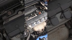 Работа (запуск) двигателя D17A VTEC Honda Stream RN1[P9 184]