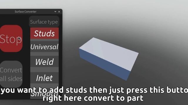 How Add Studs To Parts [Roblox Studio Tutorial]