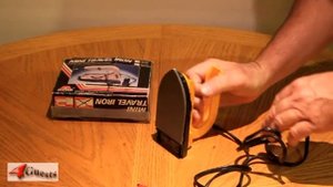 MINI TRAVEL IRON ~ 12V CAR LIGHTER POWER ~ 12 VOLT DC, 60W