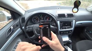 Замер разгона - Skoda Octavia a5 1.6 TDI | На Пульсовом Топливе! Сравним с обычным!