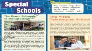 Excel. Grade 6. Lesson 7. Special schools.