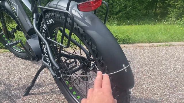 Fat tire rear fender mod смотреть онлайн