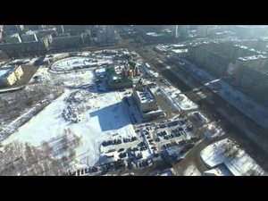 Утро над городом Челябинск - с высоты птичьего полета