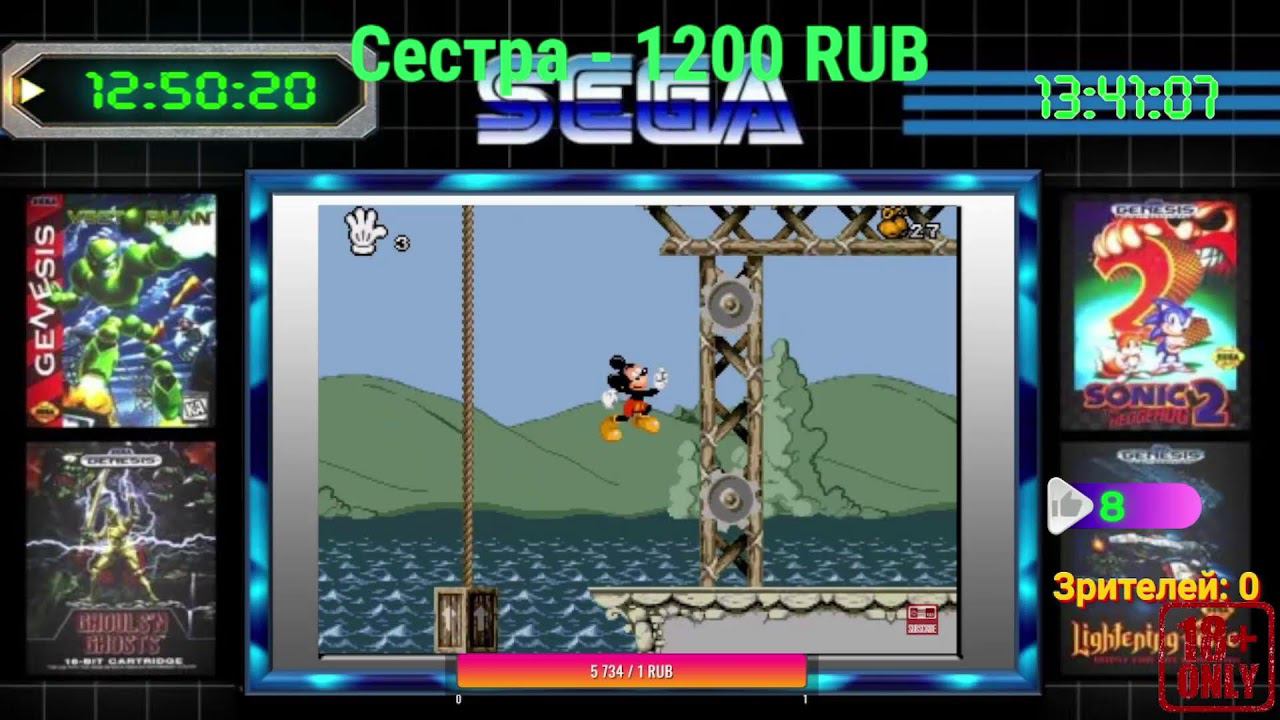 Ретро Игоры Рестрименг Sega Mega Drive 2