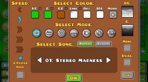 Как менять цвет уровня во время игры--(Geometry Dash)