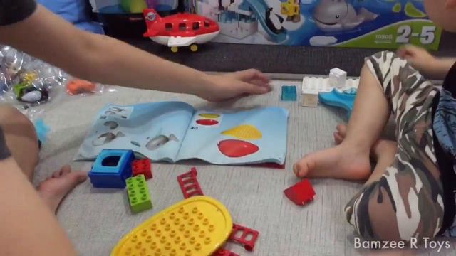 Lego Duplo Toys for Kids Unboxing Learn Wild Animals Preschool Toddlers Playset Bamzee R Toys смотреть онлайн