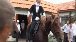 Джигиты на абазинской свадьбе аула Псыж