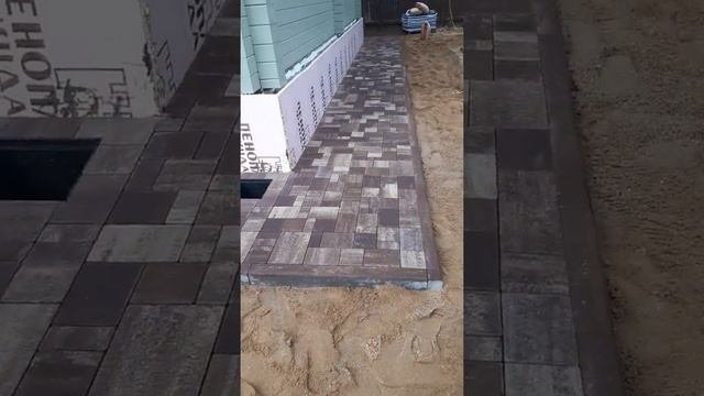 укладка тротуарной плитки дренажная система
