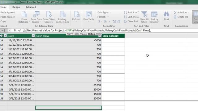 Excel Magic Trick 1430: DAX Functions XNPV & XIRR for Irregular Cash Flow Net Present Value & IRR смотреть онлайн