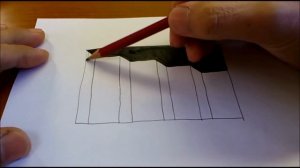Very Easy!! How To Draw 3D Hole & Stairs - Anamorphic Illusion - 3D Trick Art on paper