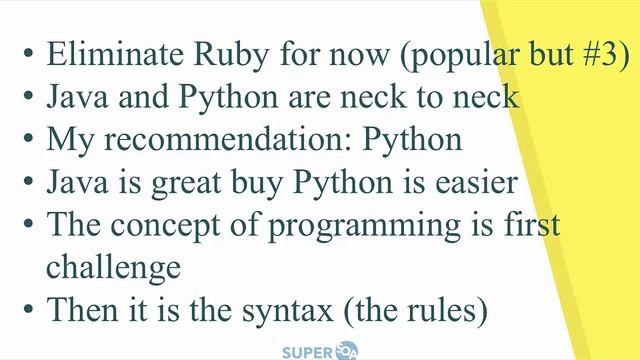 Lecture 12 - Programing Languages QA Automation