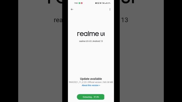 Realme 9 4G C.23 new security patch update, Realme 2024 new update