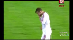 Гол:  Рассадкин (1:1). U-21. Беларусь - Кипр (17 ноября 2015. Квалификация Евро-2017)